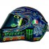 Nowy kask Valentino Rossiego  meksykanskie klimaty - Valentino Rossi winter test AGV Pista GP R Huichol
