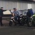 Grozby wobec policjanta ktory uzyl kolczatki przeciwko motocykliscie - policjant kontra motocyklisci