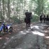 Zachodniopomorskie kolejna zmasowana akcja policji i strazy lesnej przeciwko motocyklistom - straz lesna na koniach