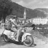 Moto Guzzi Galetto pionier segmentu maxiskuterow - Moto Guzzi Galletto kobieta