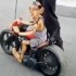 Marionetka na motocyklu  przeboj tegorocznych komunii - marionetka motocyklista na motocyklu