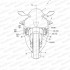 Pierwsze szkice sportowo  turystycznego motocykla od Hondy - honda skrzydla patent 05