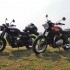 Dwa Bonneville i haust Podlasia Motocyklowy spacer na trudny czas TURYSTYKA - Triumph Bonneville dwa motocykle t100 t120
