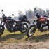 Dwa Bonneville i haust Podlasia Motocyklowy spacer na trudny czas TURYSTYKA - Triumph Bonneville dwa motocykle t100 t120 2