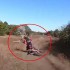 Kolizja jelenia z motocyklem w offroadzie FILM - jele offroad