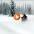 Wyrazne nurkowanie przodu Calej reszty zreszta tez VIDEO - skuter sniezny
