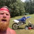 Hybryda do koszenia trawy Maly przeswit jak na crossa VIDEO - kosiarka motocykl