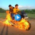 Youtuber zabawil sie w Ghost Ridera Przezyl ale ty NIGDY nie rob tego w domu FILM - Indie ghost rider