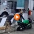 Konie po betonie czyli kiedy przestrzelisz hamowanie na bramkach poboru oplat FILM - autostrada beton motocykl