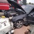Autostrada A2 pijany kierowca mercedesa spowodowal wypadek na stacji paliw FILM - pijany kierowca wypadek na stacji paliw