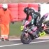 Hiszpanski puchar Yamaha R1 taki stunt to my rozumiemy - wyscig fail stunt
