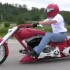 Motocykle Lowrider  najbardziej niedorzeczne ekstremalne piekne customy niskopodlogowe - Big Red 360 Tire Bike