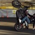 Stunt HarleyDavidson XR1200 Sportster w akcji - Harley Davidson XR1200 Sportster wheelie
