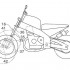 Trzykolowy motocykl Kawasaki na szkicach patentowych Tak ma dzialac dwukolowa przednia os - patent dwukolowej osi przedniej kawasaki