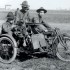 HarleyDavidson Triumph RoyalEnflied Peugeot Indian jako motocykle wojskowe w czasie I wojny swiatowej - Amerykanski motocykl Indian z karabinem maszynowy na ramie wozka bocznego