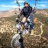 Turecki paralotniarz Kaval zabiera swoj motocykl w przestworza Jak to sie skonczy FILM  - motocyklowa motolotnia 50cm3 lot kaval