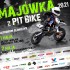 Odjazdowa Majowka Pit Bike na torze w Slomczynie - plakat pit bike