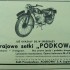Podkowa  przedwojenny polski motorower z Legionowa - motocykle podkowa ulotka reklamowa