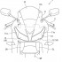 Radary w motocyklach marki Honda  producent przedstawil kolejne patenty - honda radary patent 01