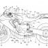 Nowy motocykl sportowy Hondy moze trafic do oferty  producent opatentowal szczegolowe szkice - honda sportbike patent 06