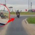 Policyjny poscig za motocyklista Ucieczka zakonczyla sie na rondzie kara bedzie sroga FILM - ucieczka motocykllisty 1