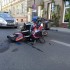 Motocykl ratunkowy z Lodzi mial kolizje Niedawno wyjechal na ulice - wypadek motocykl ratunkowy