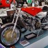 Jawa model 673 z silnikiem V4 Najszybszy motocykl w mistrzostwach swiata Na niej zginal Bill Ivy - Wyscigowa Jawa 673 eksponowana w muzeum Sammy Millera w Anglii