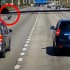 Motocykl bez kierowcy Na obwodnicy Antwerpii doszlo do nietypowego zdarzenia FILM  - motocykl bez kierowcy 1