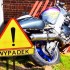 Ile wypadkow z udzialem motocyklistow powoduja8230 motocyklisci  - wypadek motocykl znak 1