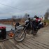 Zimowy zlot motocyklowy w Polsce Jak bylo na Wolfentreffen 2024 - 02 motocykl na promie Wolfentreffen