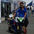 Adam Badziak i motocykl Przemka