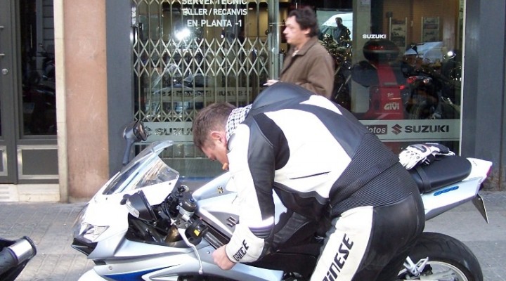 Michal odzyskal Gixxera Motocyklem w Hiszpanii