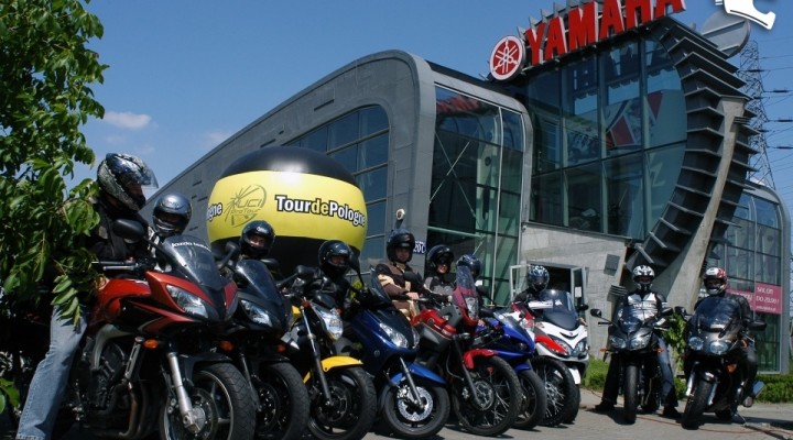 Marszale na motocyklach Yamaha przygotowuja sie do 66 edycji Tour de Pologne