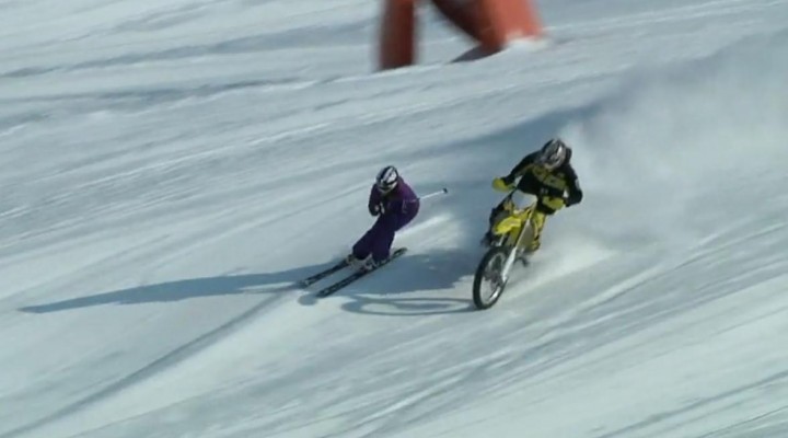 skicross i motocykle