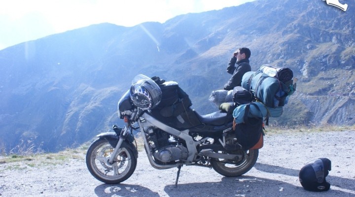 Motocyklem do Gruzji Gory
