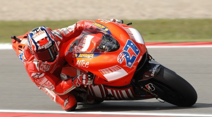 Casey Stoner w akcji w Assen Foto Ducati z