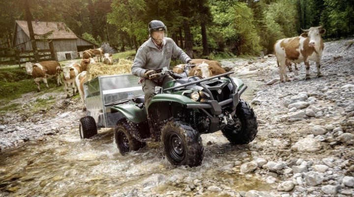 Przeprawa Yamaha YFM 700F Kodiak  z