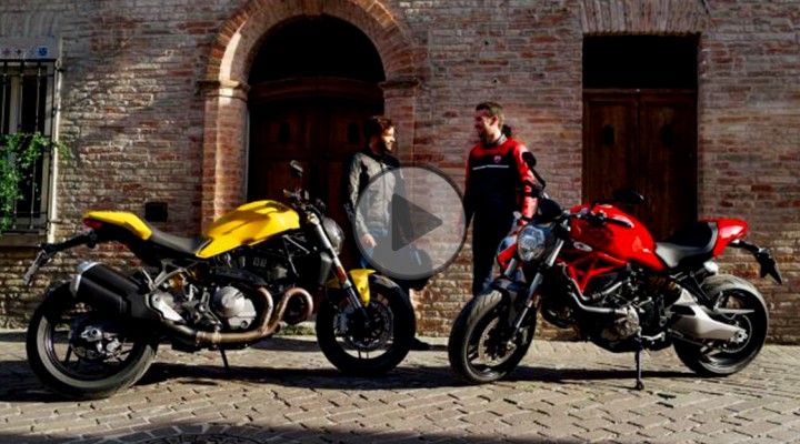 Ducati Monster 821 2018 na miescie z