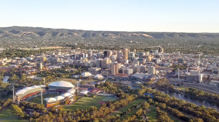 Adelaide city centre view z