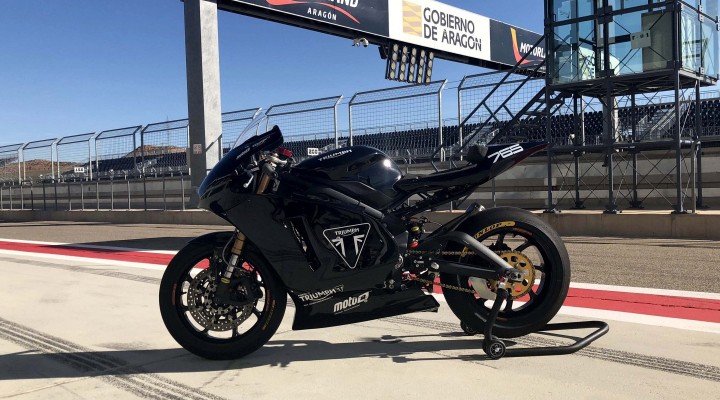 Moto2 Triumph testing 2019 07 z