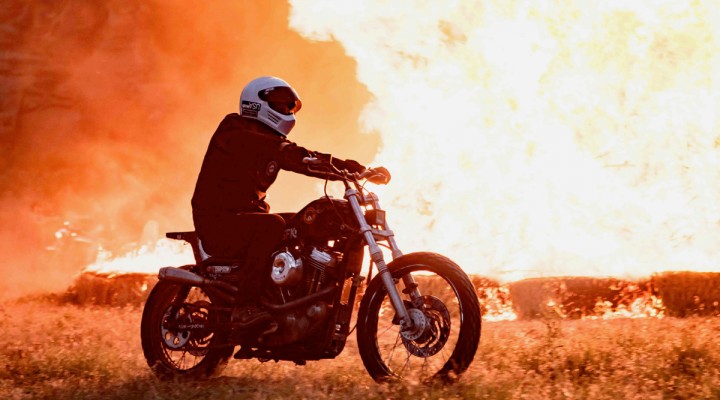 Motocykl ogien z