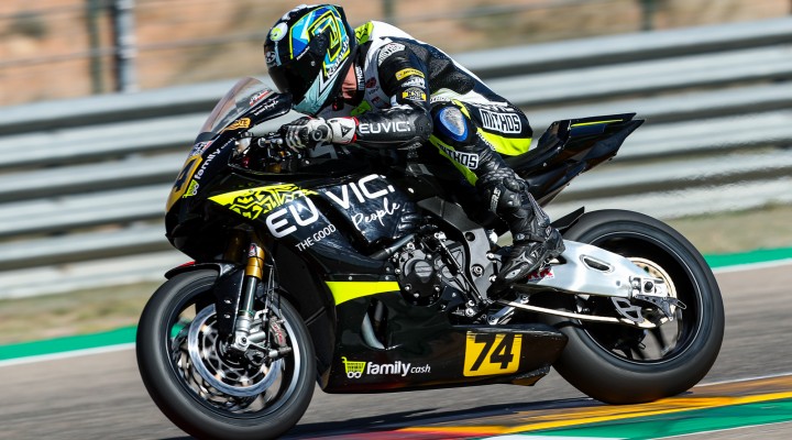 05 Piotr Biesiekirski motocyklowe mistrzostwa Hiszpanii klasy Superstock 1000 z