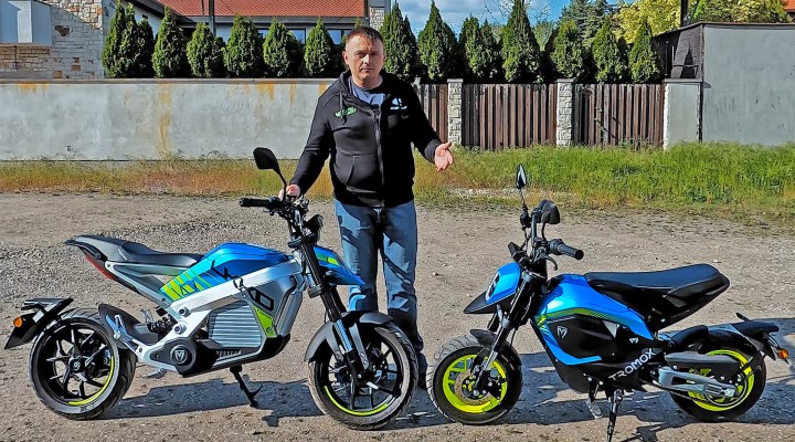 Motocykle elektryczne Tromox Pawel Kowalski z