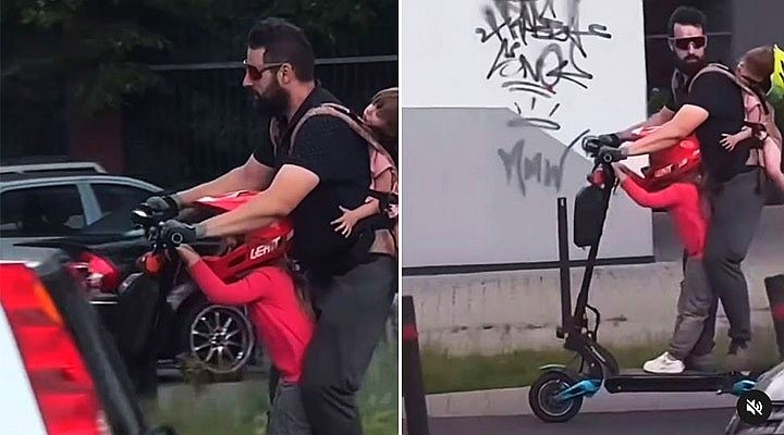 hulajnoga z dziecmi 1 z