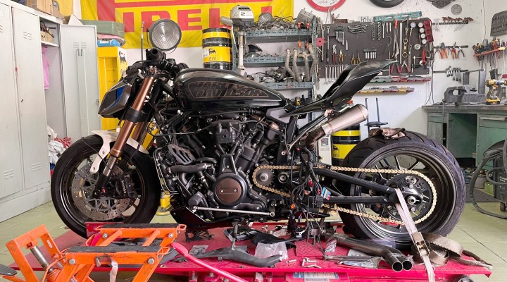 harley davidson Sportster S nowy projekt Szajby z