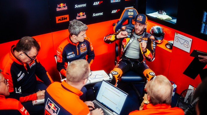 Brad Binder KTM MotoGP Barcelona pre season test z