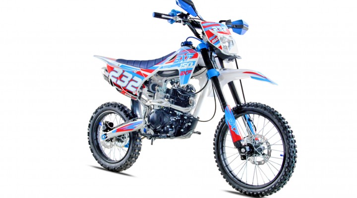 Barton BXF 150 PRO przod niebiesko czerwony z