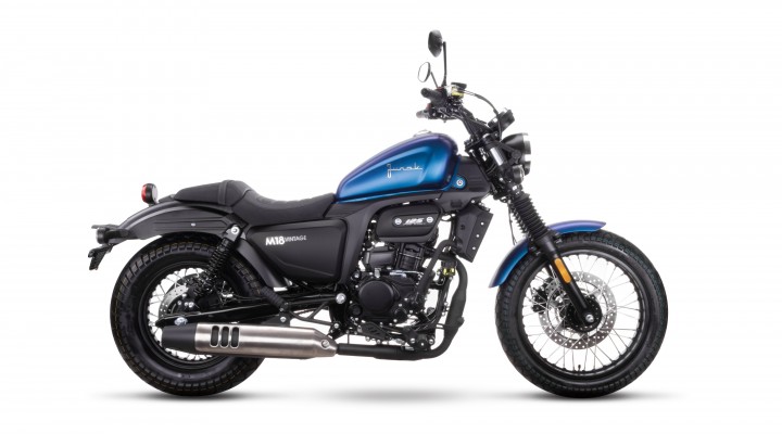 02 Junak M18 Vintage 125 niebieski proifil z