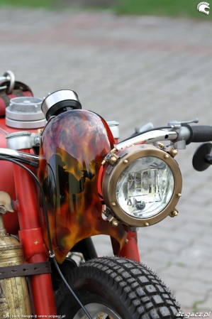 53 Dniepr K650 Fire Bike custom