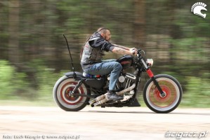 02 Custom Hell Ride Harley Davidson Sportster w akcji